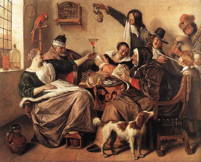 Jan Steen The Artist's Family oil painting image
